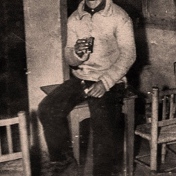 José Manzano en el frontón