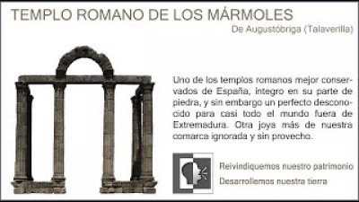 Los Mármoles, el templo romano que podría ser teatro